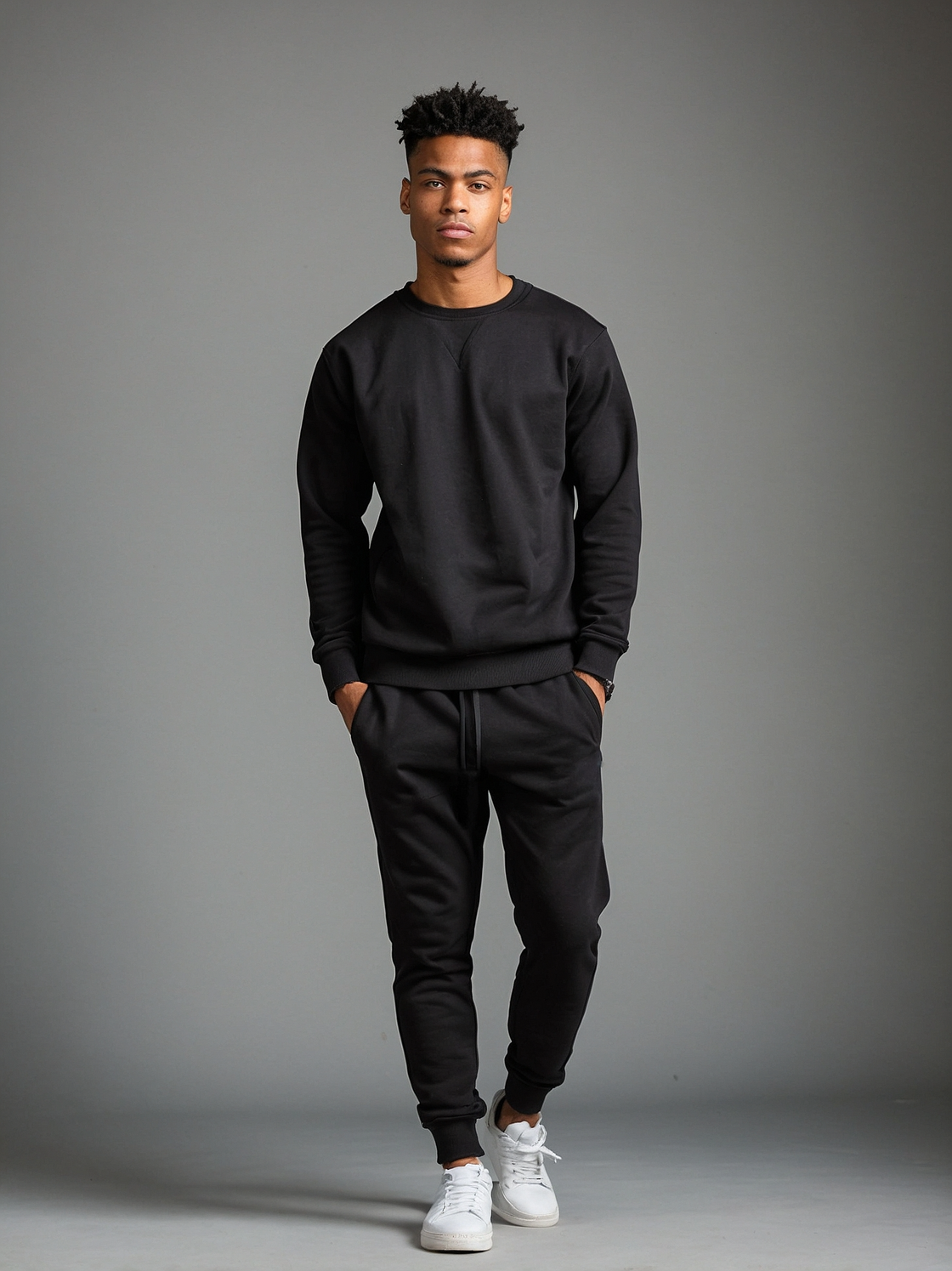 Crew Sweatshirt Jogger Tracksuit Set