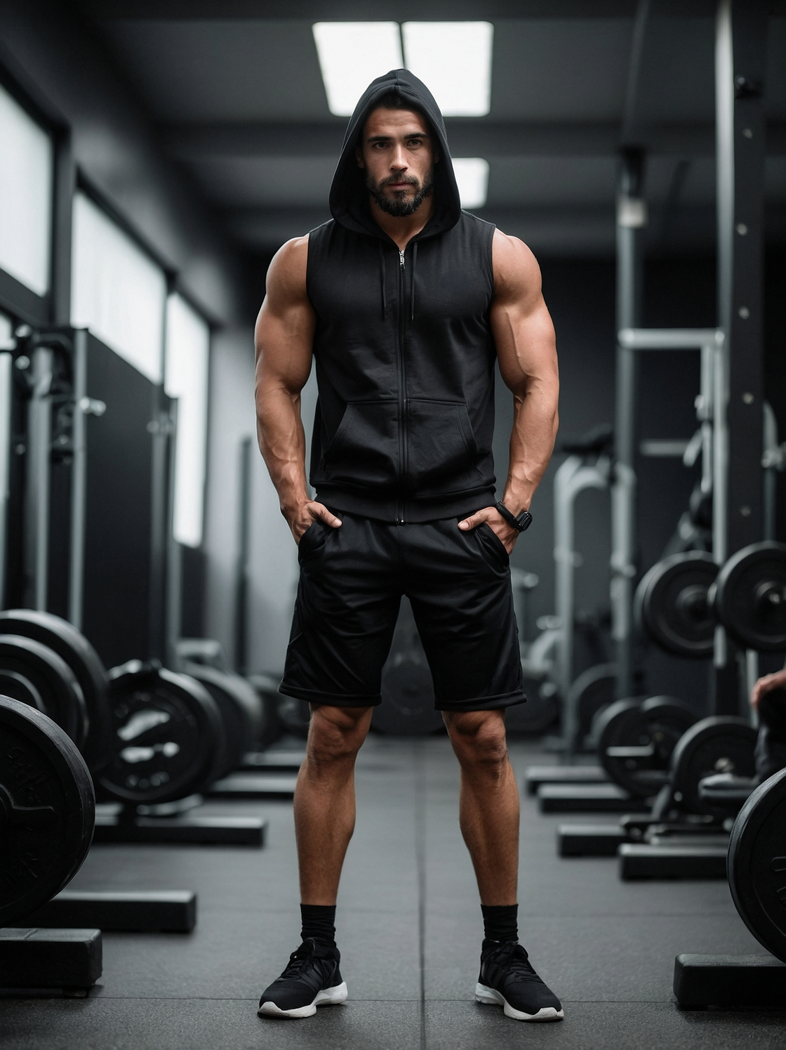 Sleeveless Tracksuit Set