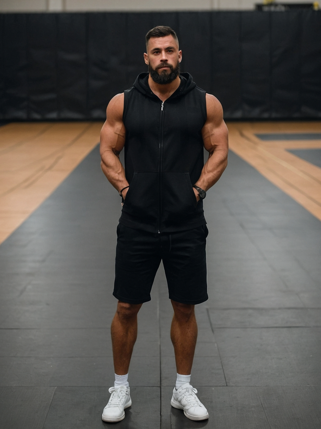 Sleeveless Tracksuit Set