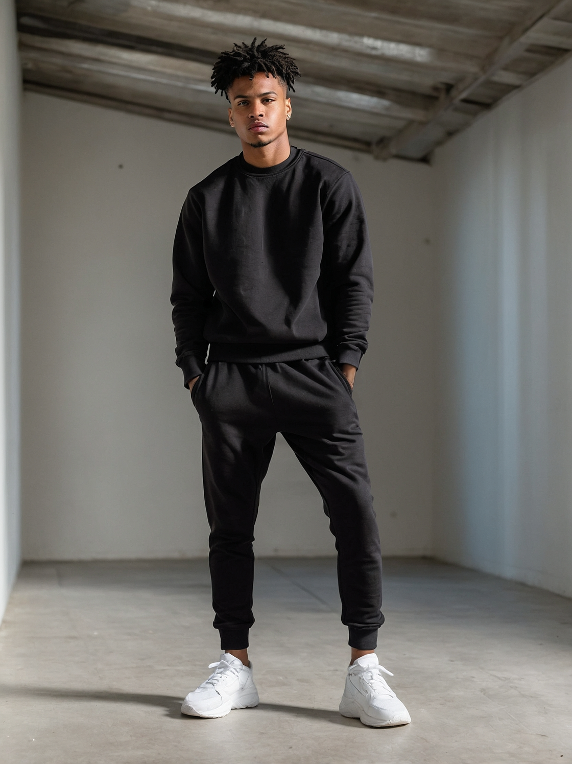 Crew Sweatshirt Jogger Tracksuit Set